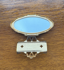Vintage Stratton Lipview Lipstick Holder Mirror Gold Tone Compact 1950s Elegance