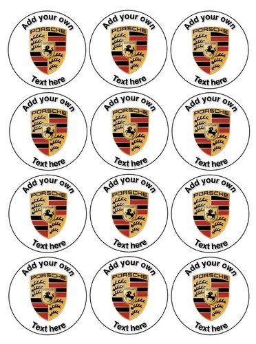 Personalised porsche logo - personalised,