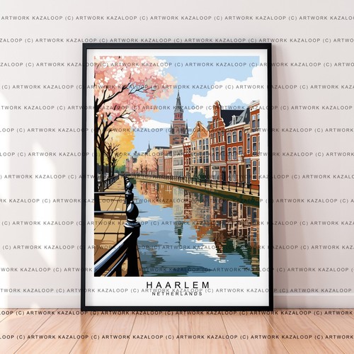 Haarlem netherlands unframed - haarlem,