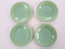 Fire King Jadeite X4 Side Plates Set Mid Century Vintage Excellent Used Cond E*