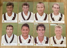 14 Unsigned Postcard of Lancashire players