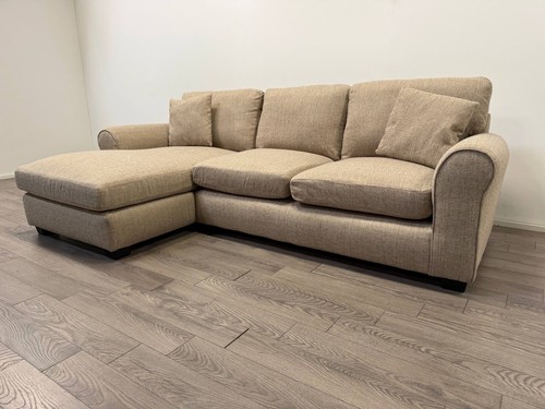 Lisbon beige fabric left - beige, hand