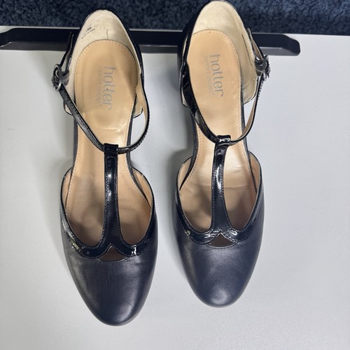 Hotter rumba black leather - rumba,