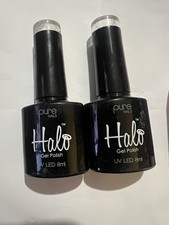 gel polish halo Black and White Nail Polish 8ml hardly used. nail tech