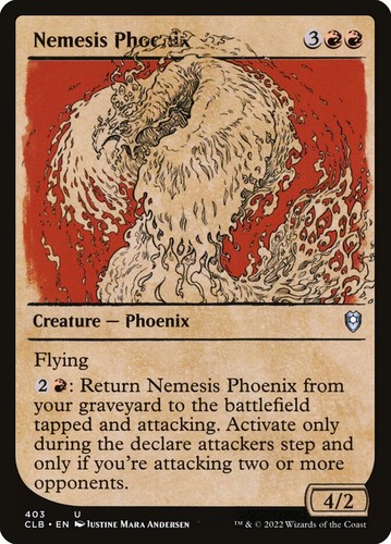 Nemesis phoenix foil showcase - foil,
