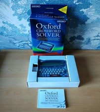 Seiko ER3700 Oxford Crossword Anagram Solver Thesaurus Spellchecker Box & Manual