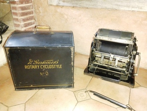 Gestetner rotary cyclostyle - gestetner's,