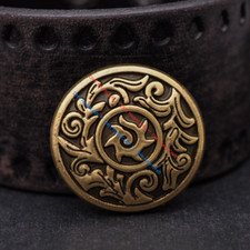 31*30MM 10PC ANTIQUE BRASS SUN