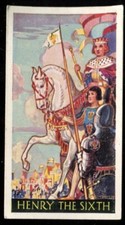 Tobacco Card, Godfrey Phillips, FAMOUS MINORS, 1936, Henry VI, #16