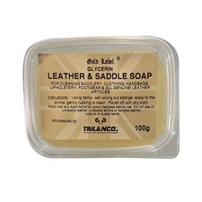 Gold Label 100gm Glycerin Leather and Saddle Soap in Gold