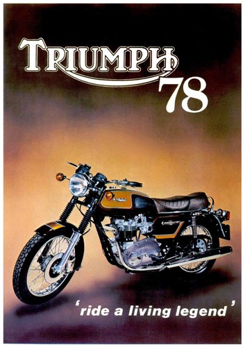 Triumph brochure t140 - brochure,