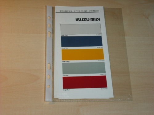 15832 isuzu van colors - isuzu,