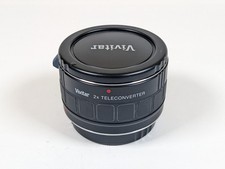 Vivitar 2x Teleconverter Multicoated C/AF, For Canon EF Mount, With Caps