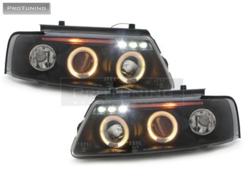 Black headlights pair for - , vw