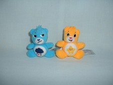 CARE BEARS BEDTIME & LAUGH-A-LOT BEAR 3" Micro Teenies Plush Soft Toys (MINI)