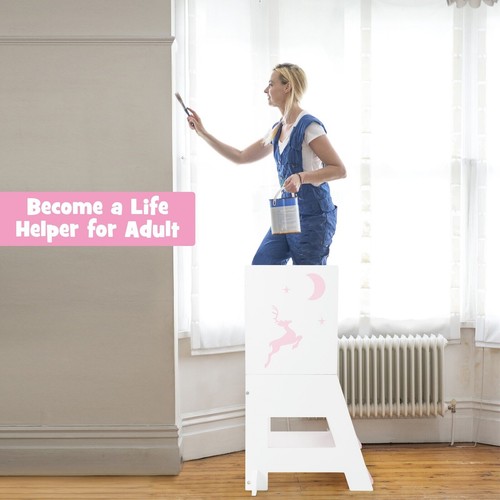 Wooden kids step stool toddler - kids,