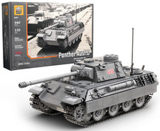 Buildarmy WW2 German Panther Ausf D Tank Brick Model Building Block 940pcs