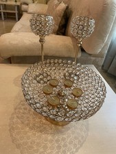 Crystal Votives Bowl Candle