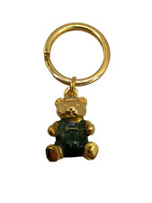 HHarrods Gold Plated Teddy Bear Keyring Collectable Souvenir, NO