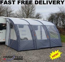 Suntrek by Camptech Saturn 390 Grey Easy Pitch Ultima'te Caravan Porch Awning