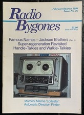 Vintage RADIO BYGONES, No. 27