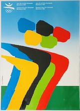 Original vintage Barcelona'92 Olympic Games art cool poster for my wall/bedroom
