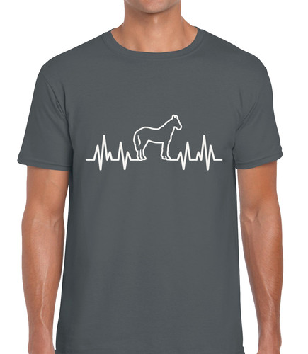 Horse heartbeat mens shirt - heartbeat,