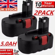 2X 5.0Ah Battery For Bosch BAT025 BAT026 BAT160 GSB 18VE-2 GSR PSB PSR 18V Ni-MH
