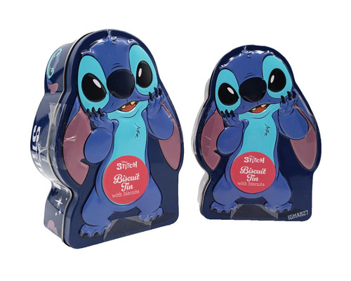 Disney stitch biscuit tin - disney,