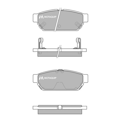 Brake pads set - set, proton