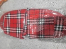 New Tartan Slippers Size Small