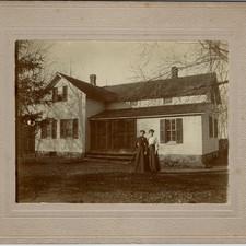 c1900s Two Women Standing by