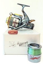 Fishing Reel M Class Gold Fighter Runner Baitrunner Free Spool Carp Tackle VGC