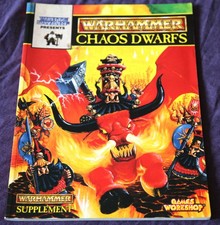 Chaos Dwarfs Dwarves Army Book Codex 4th Edition, Warhammer Fantasy Battles, GW