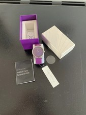 Red Herring Purple Jazzy Heart Watch With Box 28cm Working Debenhams