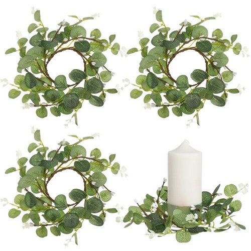 Candle ring wreath - ring, eucalyptus