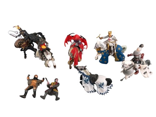 Job lot papo type knight - papo,