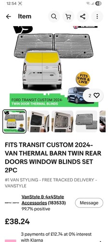 Fits transit custom 2024 - fits,