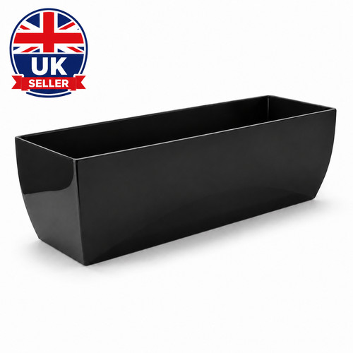 Black milano trough - black,