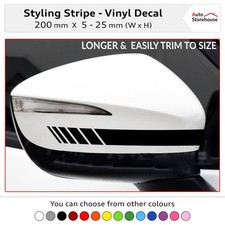 2x Stripe Vinyl Decal Sticker