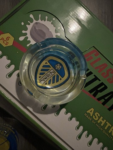 Leeds united small glass - united,