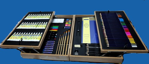 Artists wooden paint box - , +