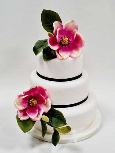 Wedding cake flowers - wedding,