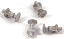 Wagon Buffers RCH white metal