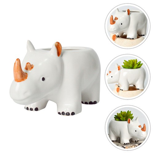 White ceramic plant pot - plant,