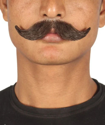 Men handlebar mustache set - handlebar,