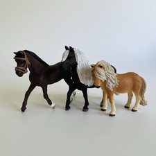 Schleich Horse Horses Pony Bundle X3 Toy Model Figures USED