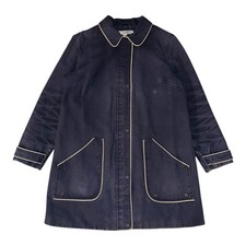 Boden Anya Mac Size 16 R Waterproof Trench Coat Pockets Long Lightweight Preppy