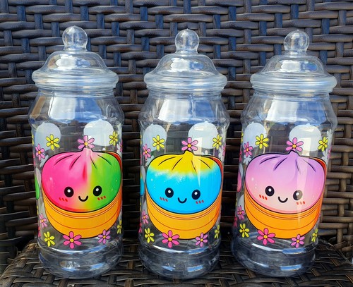 Dumplings sweet jars - 3x,