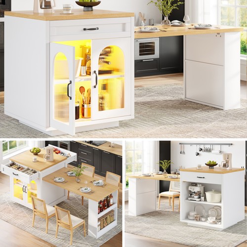 Extendable kitchen island - extendable,
